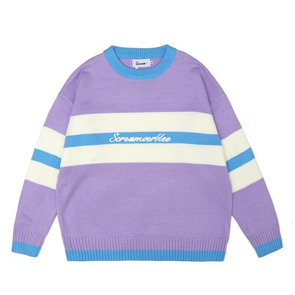 

sweaters casual funny stripe long sleeve woman designer large size blouses female winter clothes 2021 woman's sweater femme chandails t, White;black