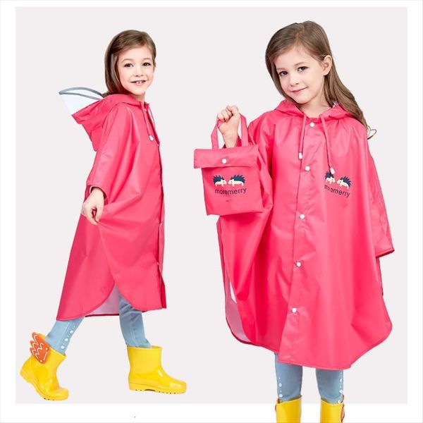 

kids raincoat boys girls rain jackets baby coat with hood waterproof clothes toddler jacket childrens rainwear, Blue;gray