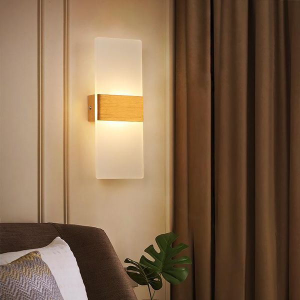 

loft crystal bedroom light iron dining room corridor living cabecero de cama wall lights for home lamp