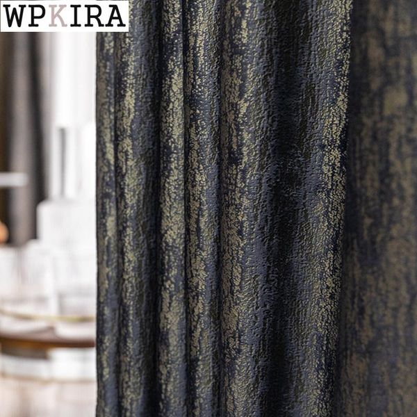 

nordic luxury curtain retro for living room blackout bedroom chenille velvet drape shade french window s571#d & drapes