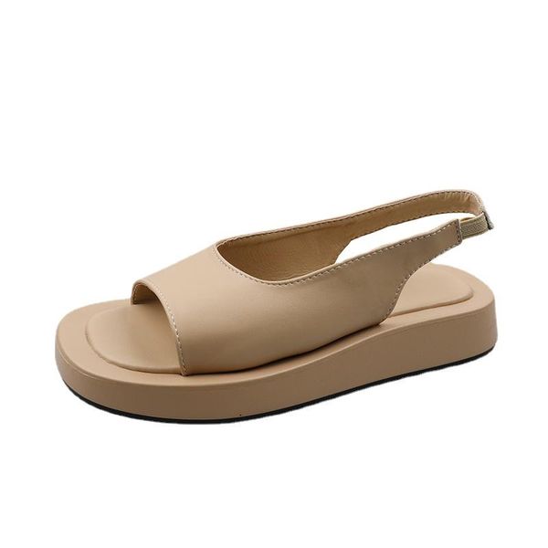 

sandals summer women's shoes simple luxury slip-on casual female slippers designer style comfortable women sandal, Black