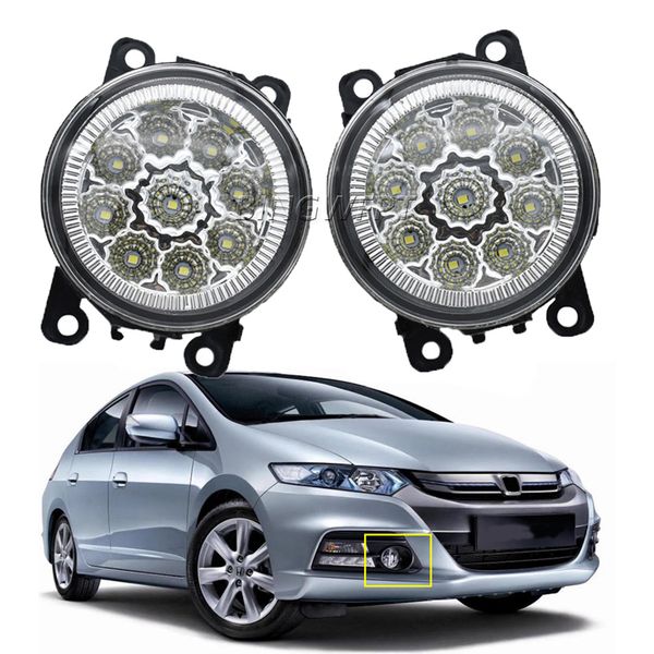 

fog light for honda insight 2010-2014 car h11 front bumper fog lamp assembly drl 12v