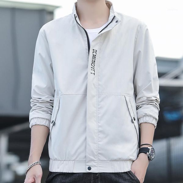 

men's jackets 2021 spring and autumn jacket hooded tri-color casual man clothing harajuku japanese plus size 4xl, Black;brown