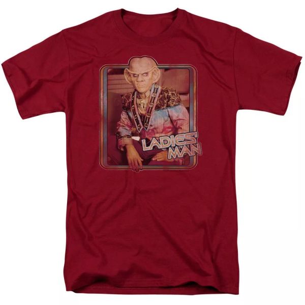 

star trek ladies man tv show t-shirt sizes s-3x new, White;black