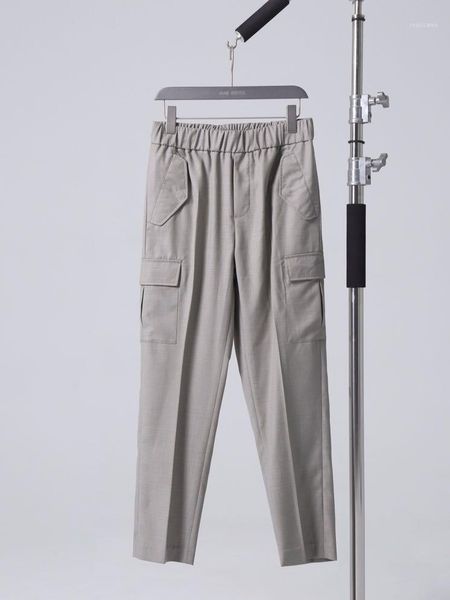 

fashion men's pants 2021 runway luxury european design party style clothing, Black