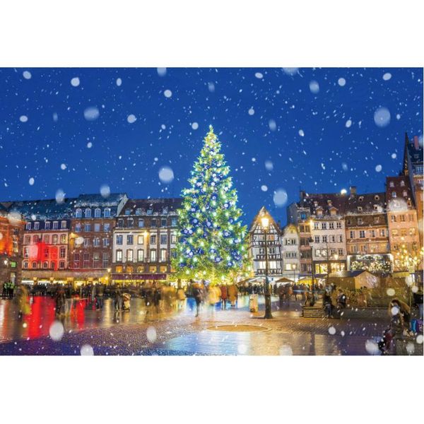

party decoration christmas decor backdrop city snow scene tree background borns pography xmas family po booth