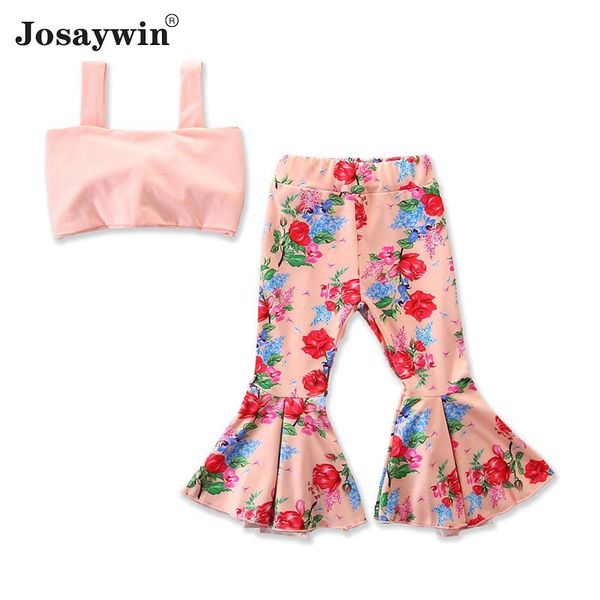 

clothing sets josaywin girl clothes summer children suits kids girls 2 pieces short sleeve pant cute sling baby, White