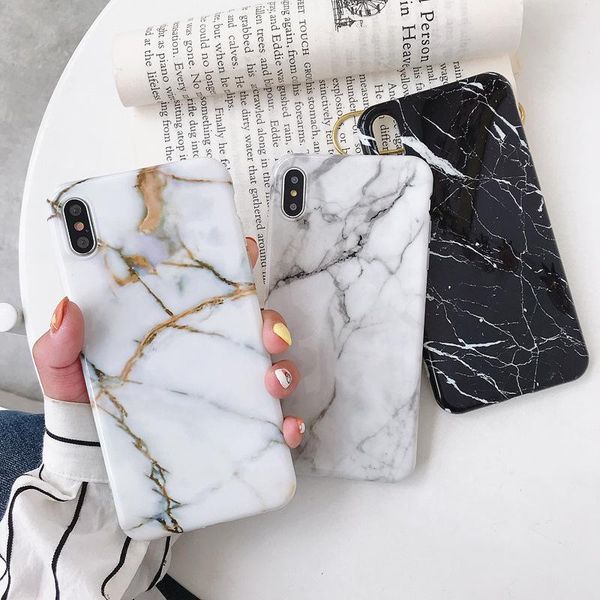

cell phone pouches marble grain case for 12 se2021 11pro max xr xs 8 plus 11 pro soft silicone artistic glossy coque cover