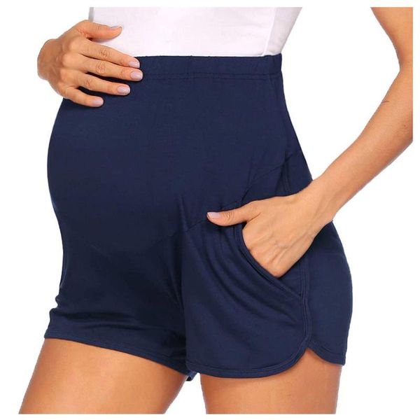 

maternity bottoms 2021 pregnant leggings pants women's leisure-time fitness high waist slim motion, White