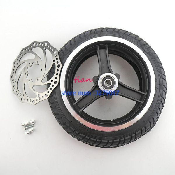

motorcycle wheels & tires 10x2/54-152 tire tyre inner tube rims hub with disc brake fits mountain buggy electric scooter balancing car