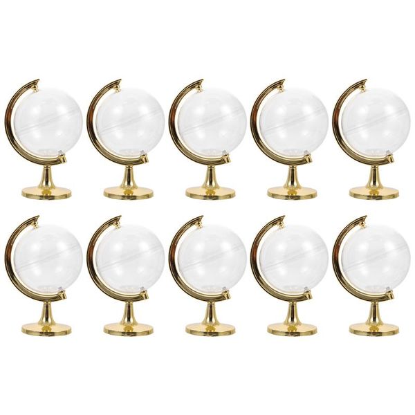 

gift wrap 10pcs golden globe candy box home decoration deskstorage