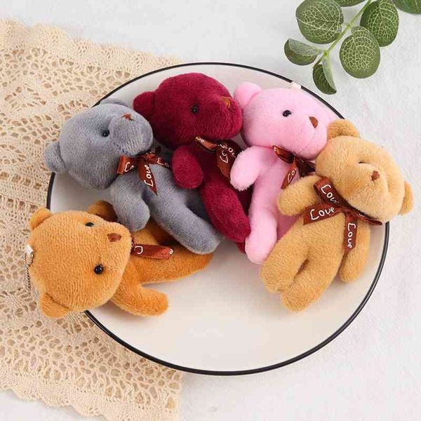 

plush one-piece teddy bear bow tie teddy bear doll bag pendant doll