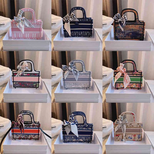 

2021 shopping designer fashion luxury bag brand element women's quality temperament embroidery handbag messenger bags size 23*7*16c hap