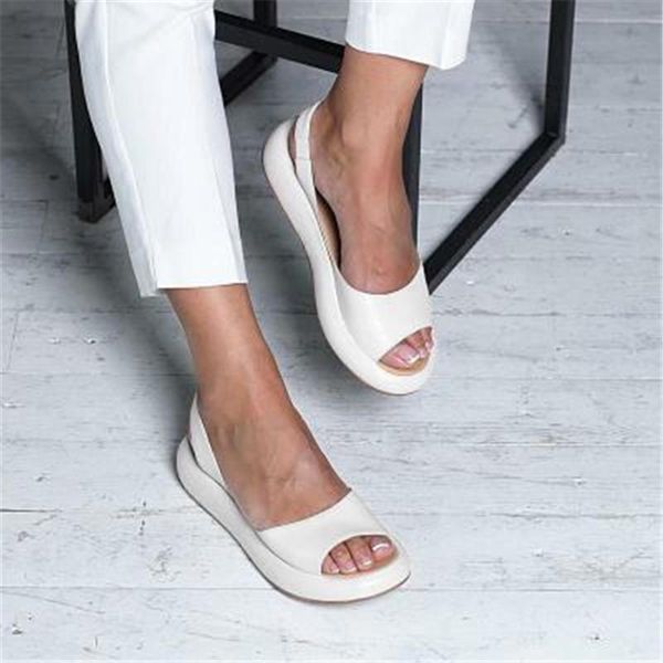 

women's sandals summer fashion breathable non-slip shoes casual, Black