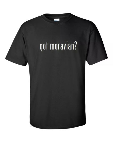 

got moravian  funny t-shirt black white cotton gift shirt s - 5xl, White;black