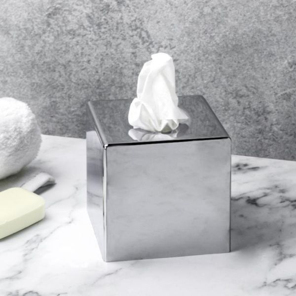 

tissue boxes & napkins storage box deskelectroplating toilet roll paper holder for living room bathroom el