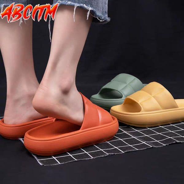 

house slippers for women light soft platform women's footwear summer comfort flat flip flops man smart casual beach e9, Black