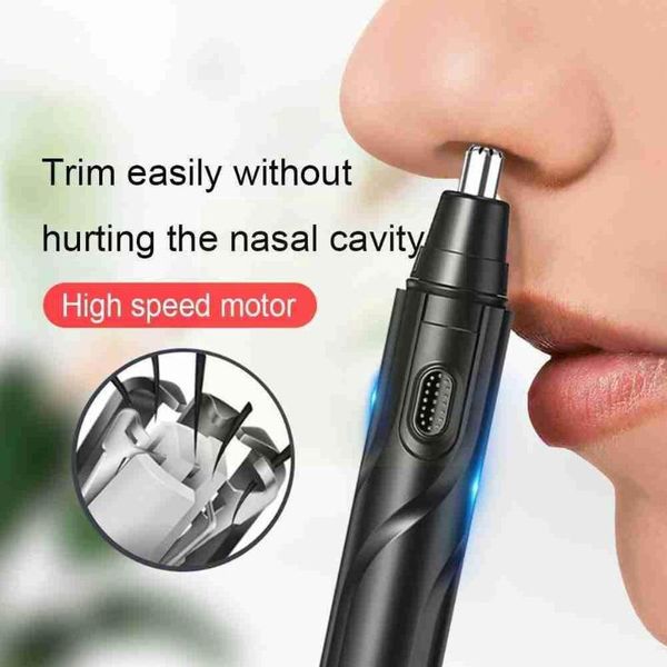 

electric nose & ear trimmers usb recharge hair trimmer mini shaving care tool face women removal men m9t5