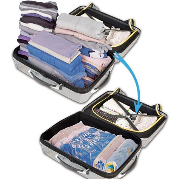 

storage bags vacuum rangement bag vac space saver seal compressed clothes wardrobe travel organizer 4 size save