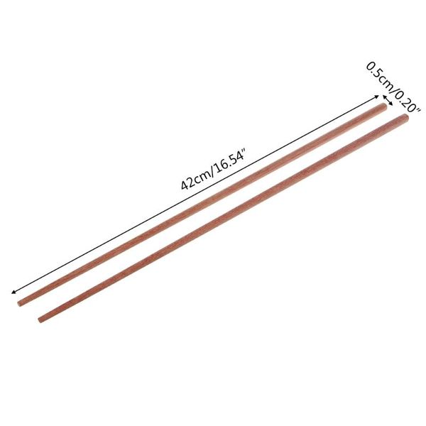 

chopsticks k3na handmade wood wooden durable noodles cooking cutlery portable 42cm