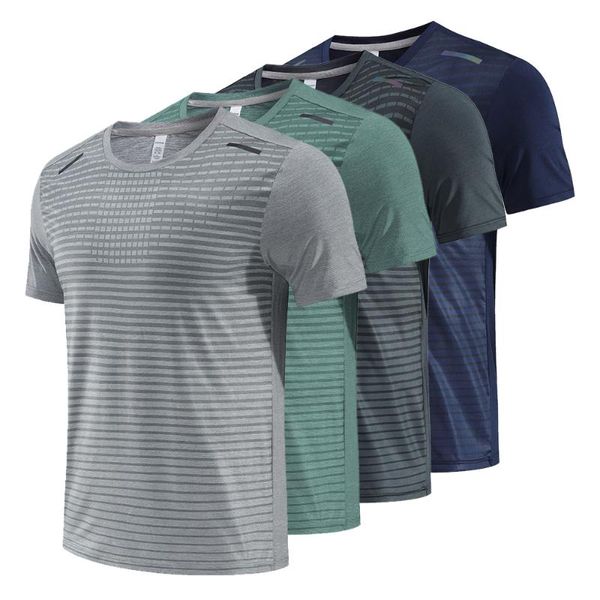 

running jerseys casual man t-shirt quick dry outdoor fitness bodybuilding t shirt polyester gym clothing jogging breathable, Black;blue