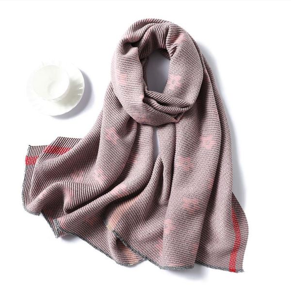 

scarves design brand women scarf winter warm cashmere lady shawls and wraps pashmina bandana thick fold female foulard, Blue;gray