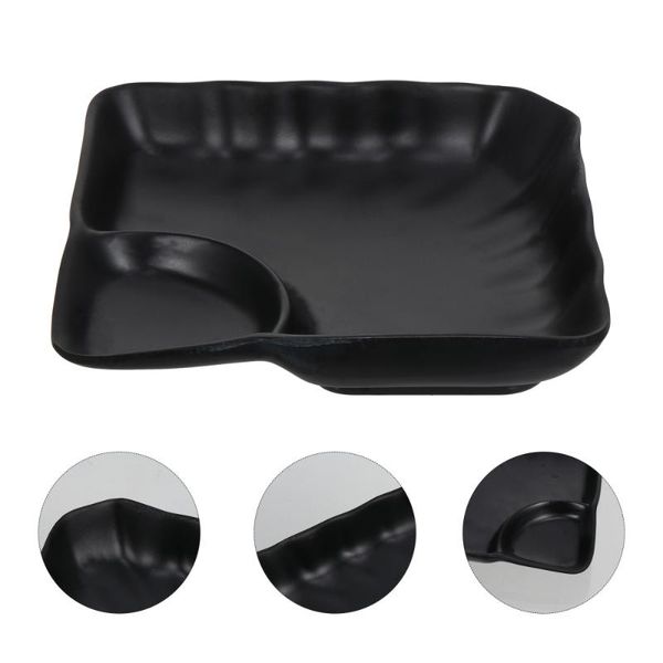 

chopsticks 1pc japanese melamine dumpling dish with vinegar practical dining plate