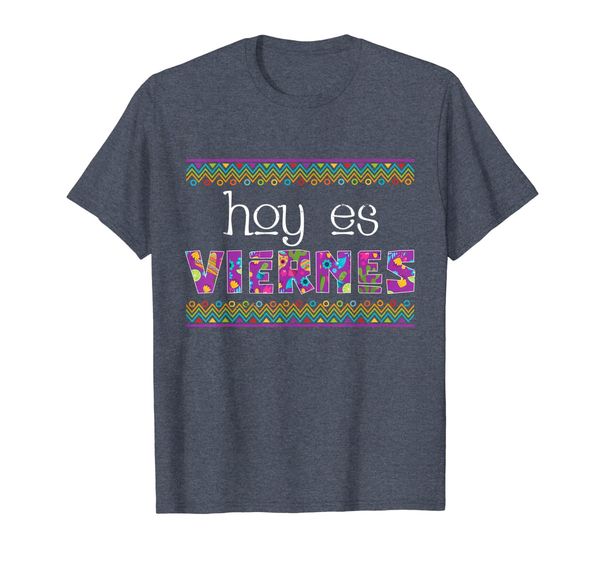 

spanish teacher t-shirt viernes hispanic latino tee gift, White;black