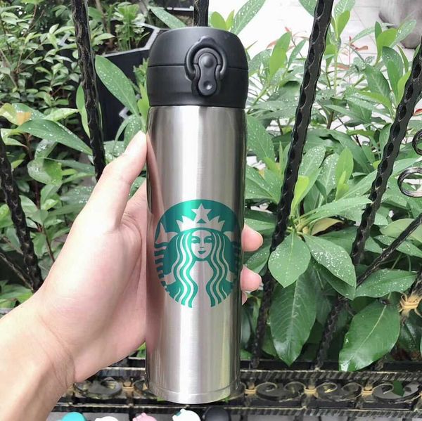 

starbucks cup 500ml starbucks water bottle high capacity coffee bottle 304 stainless steel thermal insulation cup business gift