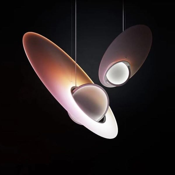 

pendant lamps nodic colorful milky way satellite light designer creative restaurant bar hanglamp living room decor atmosphere