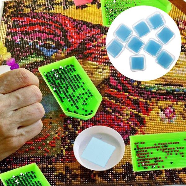 

interior decorations 54pcs glue clay for diamond painting embroidery cross stitch drilling mud wax