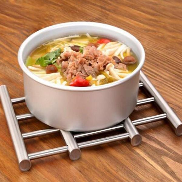 

mats & pads ladder stainless steel kitchen trivet worksaver pot pan stand rack 2