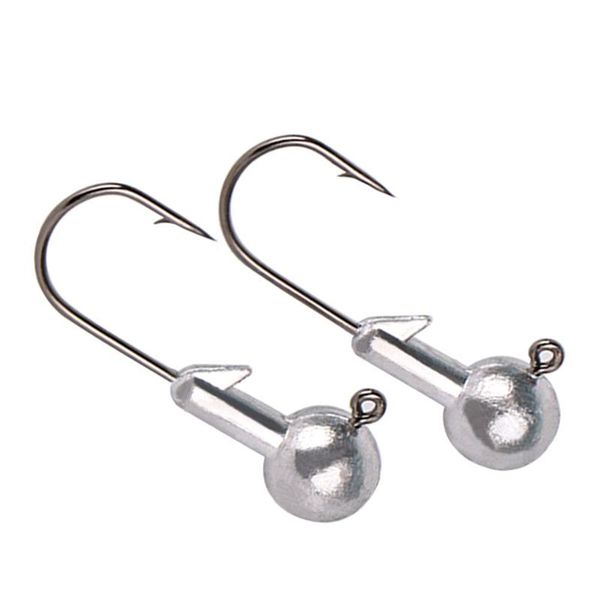 

fishing hooks 25pcs sets jig head lead fish unpainted worm circle hook for carp