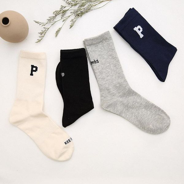 

socks & hosiery for men and women ab sox combed cotton p college sports ins wind tube in the of japanese couples, Black;white