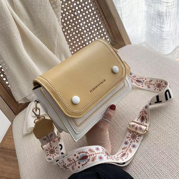 

evening bags 2021 women simple small square bag ladies messenger shoulder hit color crossbody luxury designer handbags