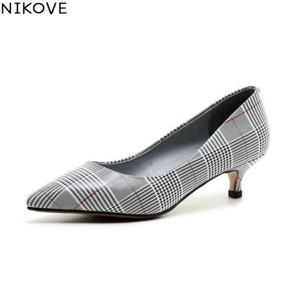 

women pumps shoes casual pu spring and autumn slip on pointed toe thin high heels for size 34-43 dress, Black