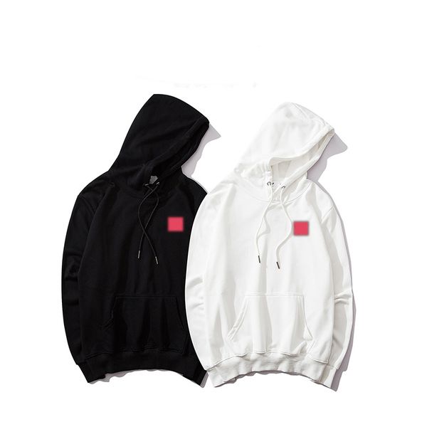 

2021 loose hoodies version official high brand hip hop pullover 21ss designer hoodie couples sweater, Black