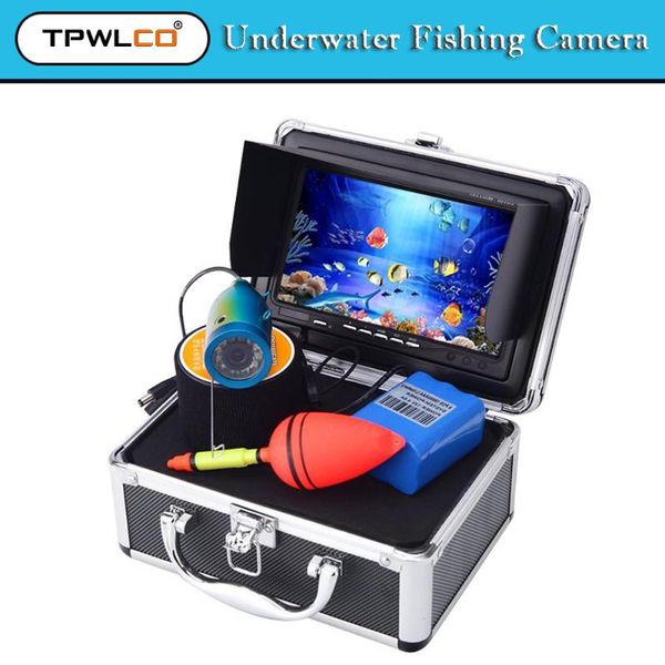 

cameras 15m 30m 50m 7'' lcd monitor professional fishing camera underwater fish finder 12pcs led