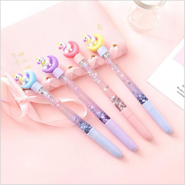

pen creative dream moon horse oil quicksand colorful quicksand girl fairy stick sequin neutral