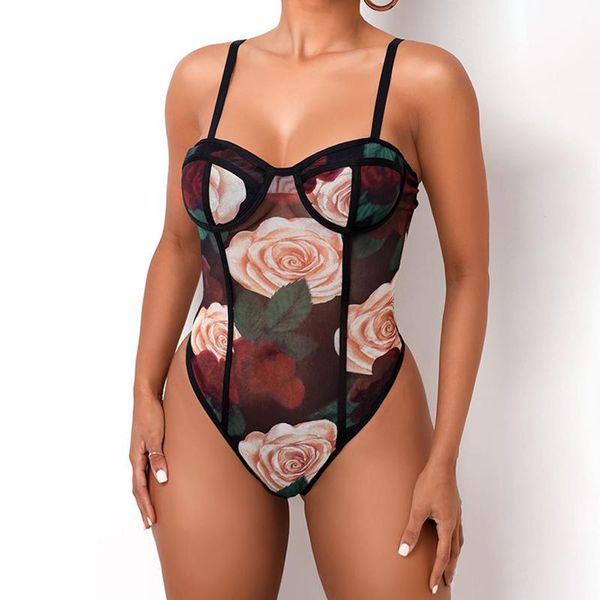 

v-neck see through mesh floral print women's mini dresses club party fashion elegant dress casual, Black;gray