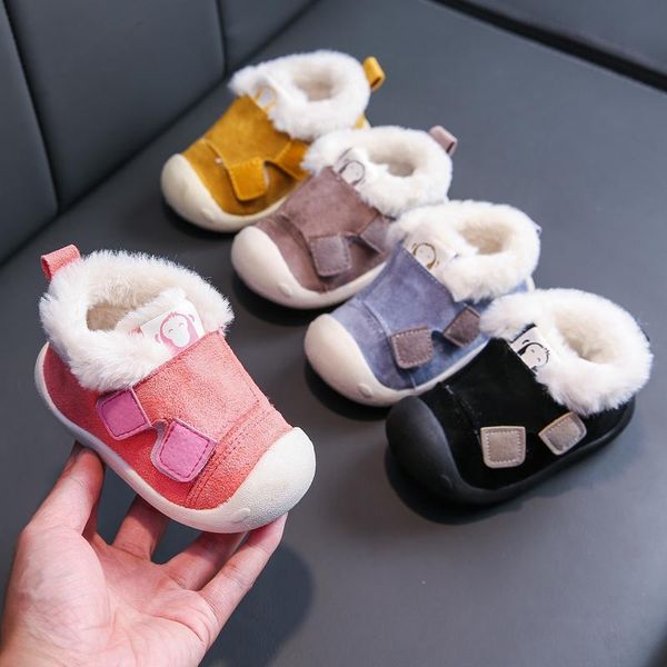 

first walkers winter baby infant shoes toddler soft bottom knitted indoor
