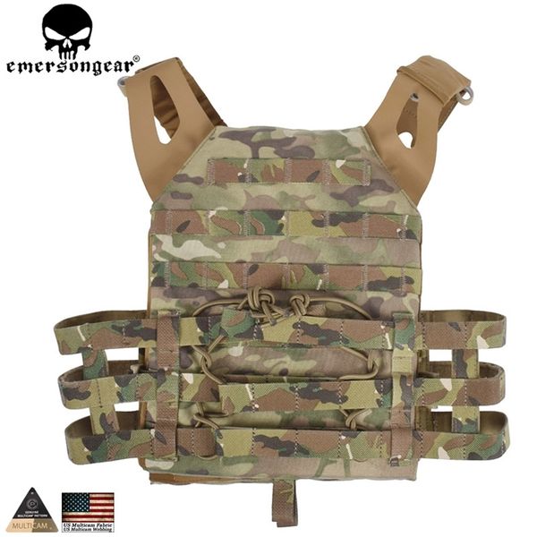 

emersongear tactical vest molle jpc airsoft paintball molle chest protective plate multicam combat em7344 210923, Black;white