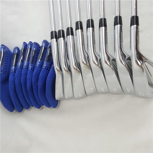 

jpx-919 golf clubs irons set 4-9pg r/s steel/graphite shafts including headcovers complete of