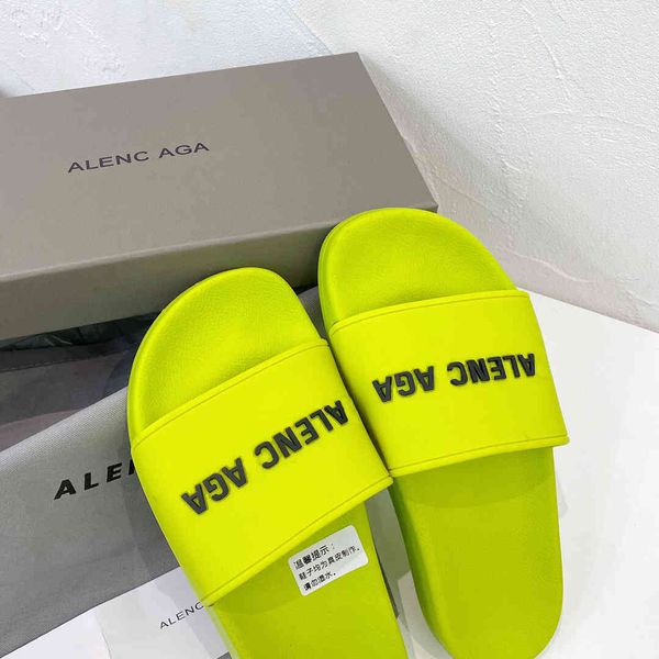 

slippers b family paris show new letters high end one line beach sandals couple summer zly {category}{category}qbm5, Black