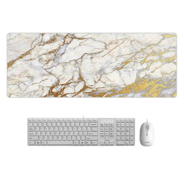 

mouse pads & wrist rests creative marble color table mat oversized pad cartoon office anti-skid large gaming