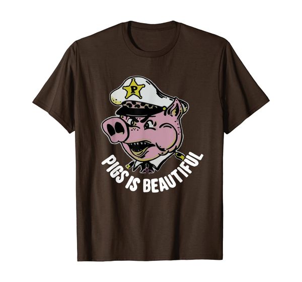 

pigs is beautiful pig farmer tshirts, White;black