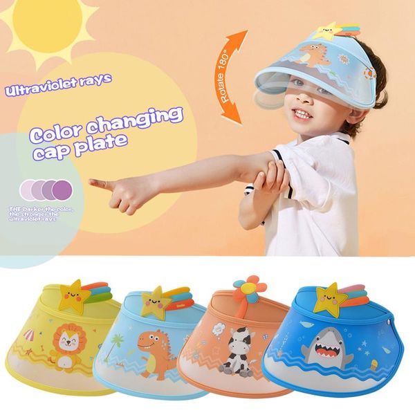 

caps & hats born infant baby boys girls fashion cartoon animal sunscreen cap adjustable hat casquette enfant accessories, Yellow