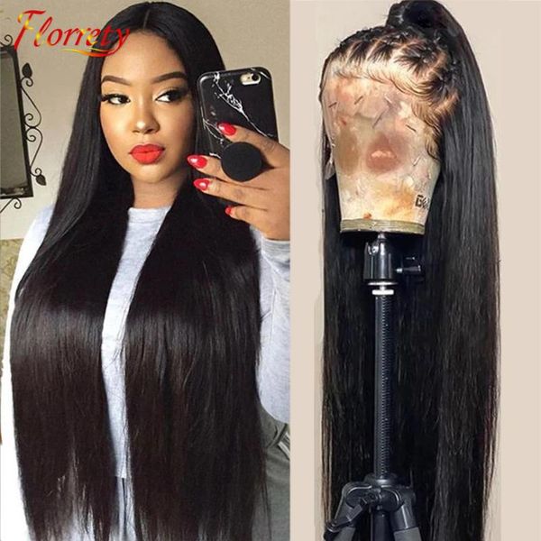

lace wigs 13x4 straight front wig 4x4 human hair for women natural hairline with baby 100% remy, Black;brown