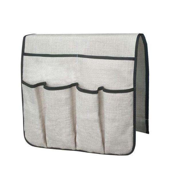 

storage bags large sofa organizer tv remote control holder non-slip armrest bag with 6 pockets