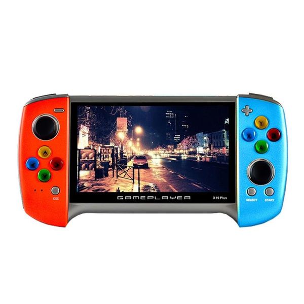 Plus Console di gioco portatile Schermo grande da 5,1 pollici 1000 Lettori portatili a doppio bilanciere a 360 gradi